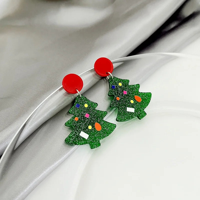 Moving Christmas Earrings - Lightweight and hypoallergenic
