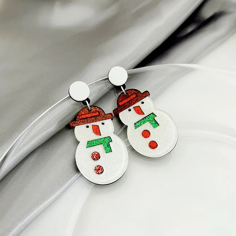Moving Christmas Earrings - Lightweight and hypoallergenic