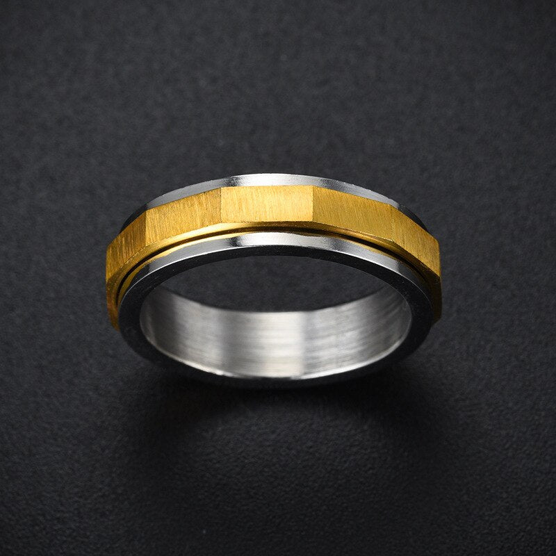 Industrial Steel Fidget Ring