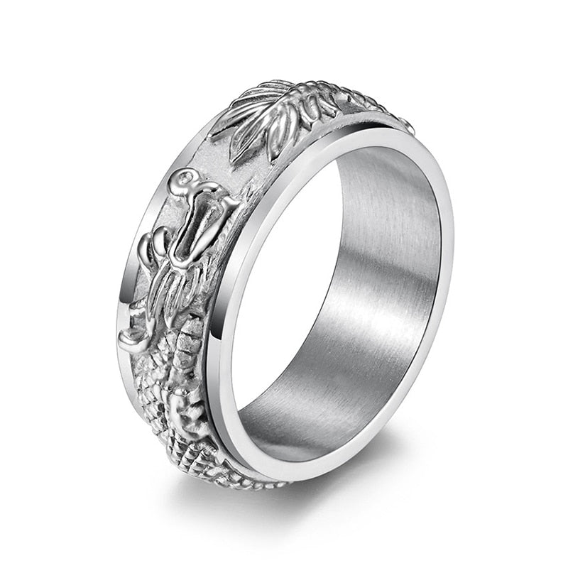 Chinese Dragon Anxiety Fidget Ring