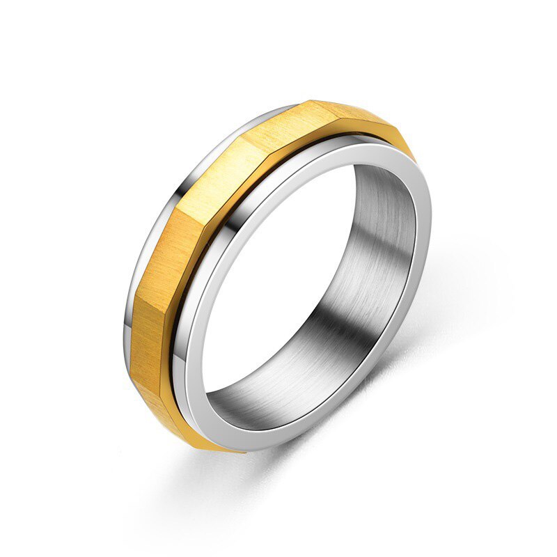 Industrial Steel Fidget Ring