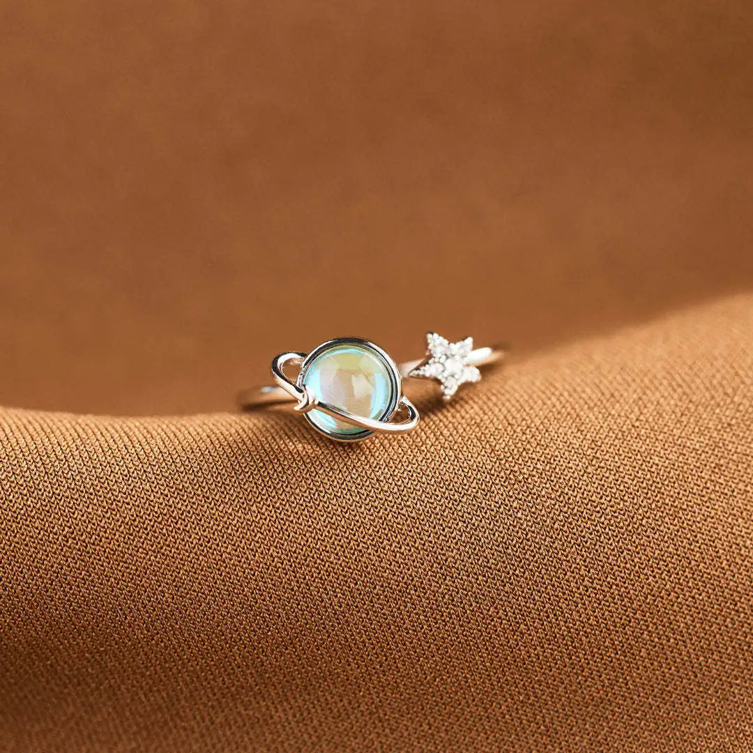 To My Daughter - Moon & Star Fidget Ring