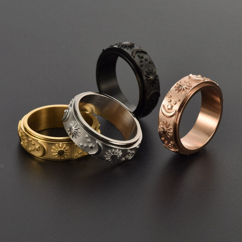 Vintage Bohemian Anxiety Fidget Ring