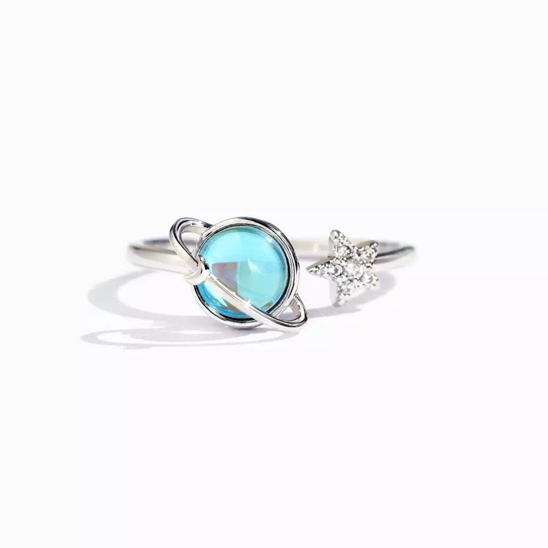 To My Daughter - Moon & Star Fidget Ring