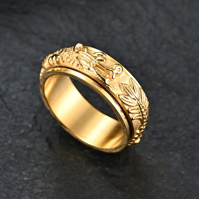 Chinese Dragon Anxiety Fidget Ring