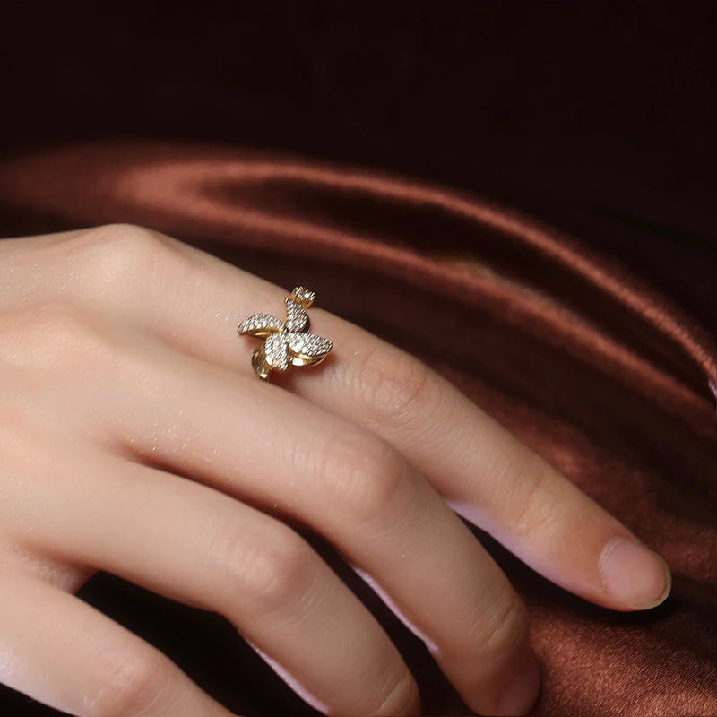 Windmill Sterling Silver Fidget Ring - Adjustable