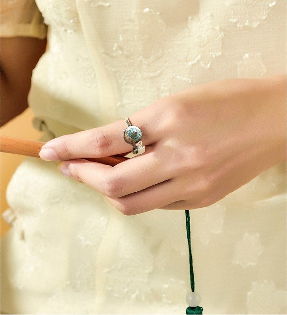 Lotus Anxiety Fidget Ring - Adjustable
