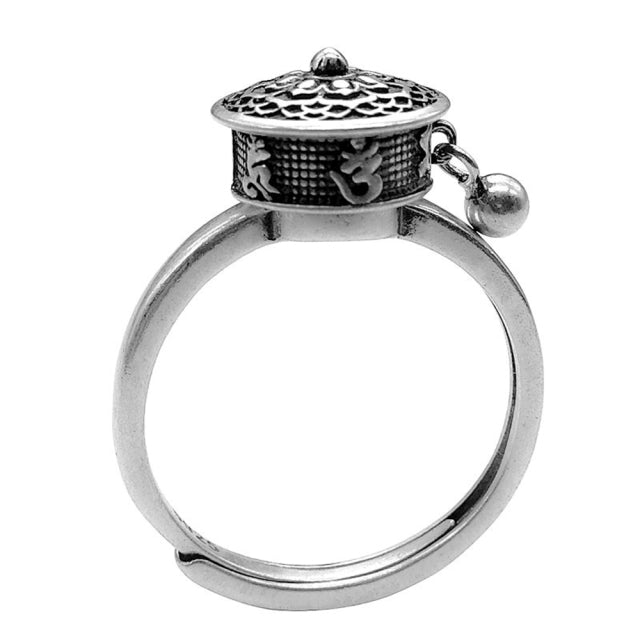 Lotus Anxiety Fidget Ring - Adjustable