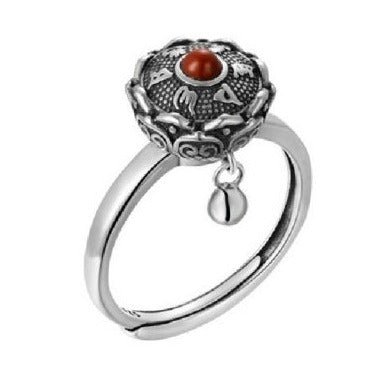 Lotus Anxiety Fidget Ring - Adjustable