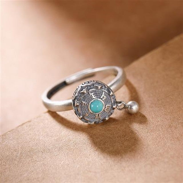 Lotus Anxiety Fidget Ring - Adjustable