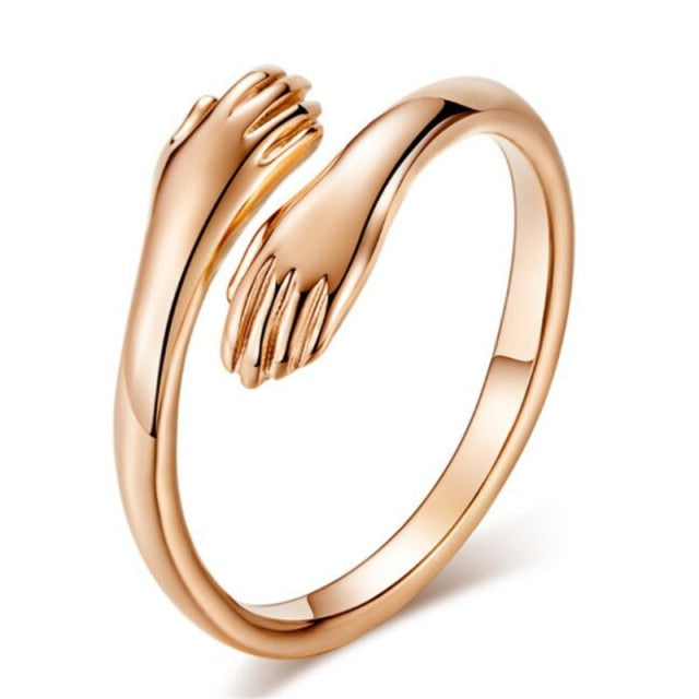 Hug Ring - Sterling Silver Adjustable Fidget Ring