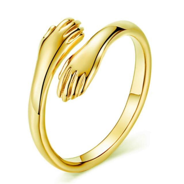 Hug Ring - Sterling Silver Adjustable Fidget Ring
