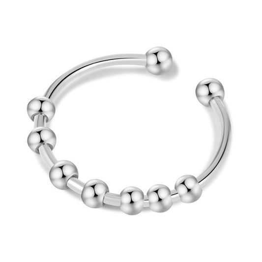 Fidget Bead Ring - Adjustable