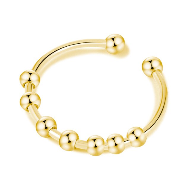 Fidget Bead Ring - Adjustable