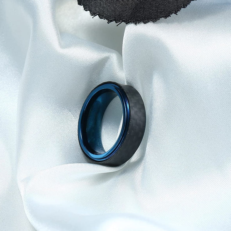 Carbon Fiber Anxiety Fidget Ring