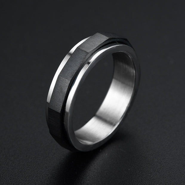 Industrial Steel Fidget Ring