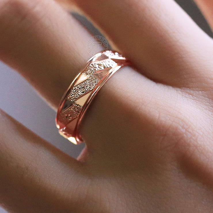 Copper Spinner Fidget Ring