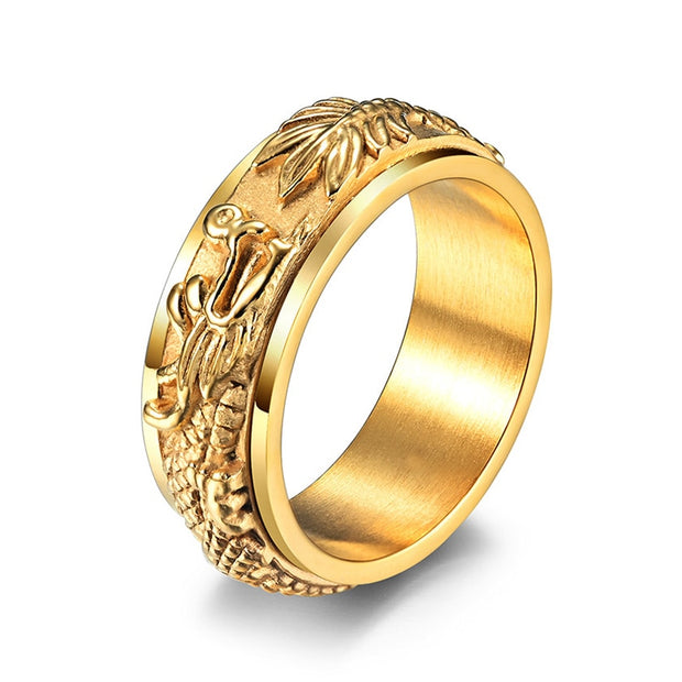 Chinese Dragon Anxiety Fidget Ring