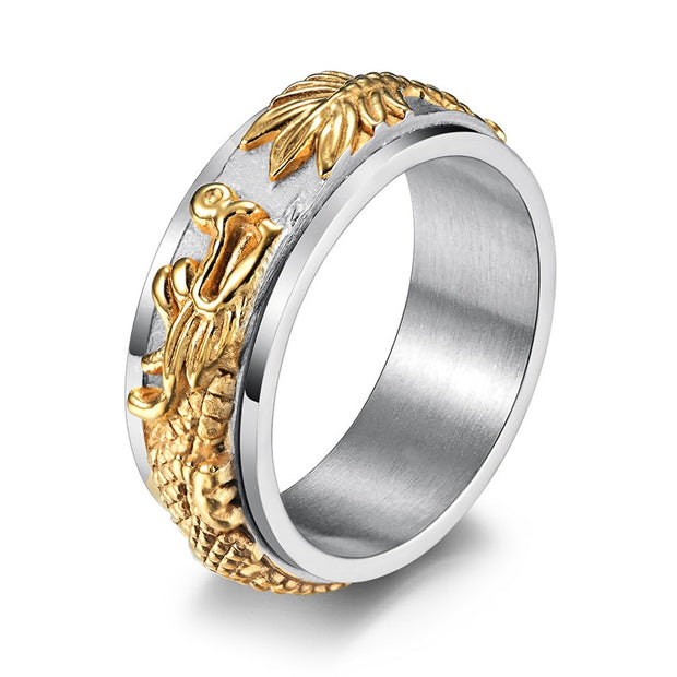 Chinese Dragon Anxiety Fidget Ring
