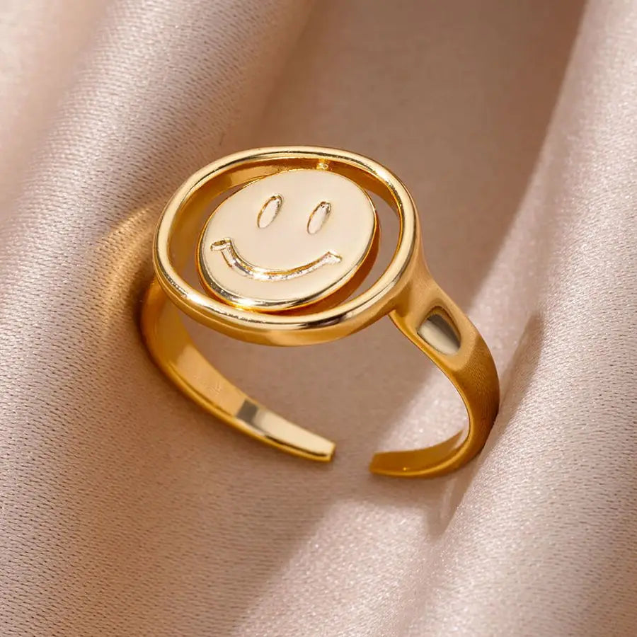 Smile & Frown Fidget Ring