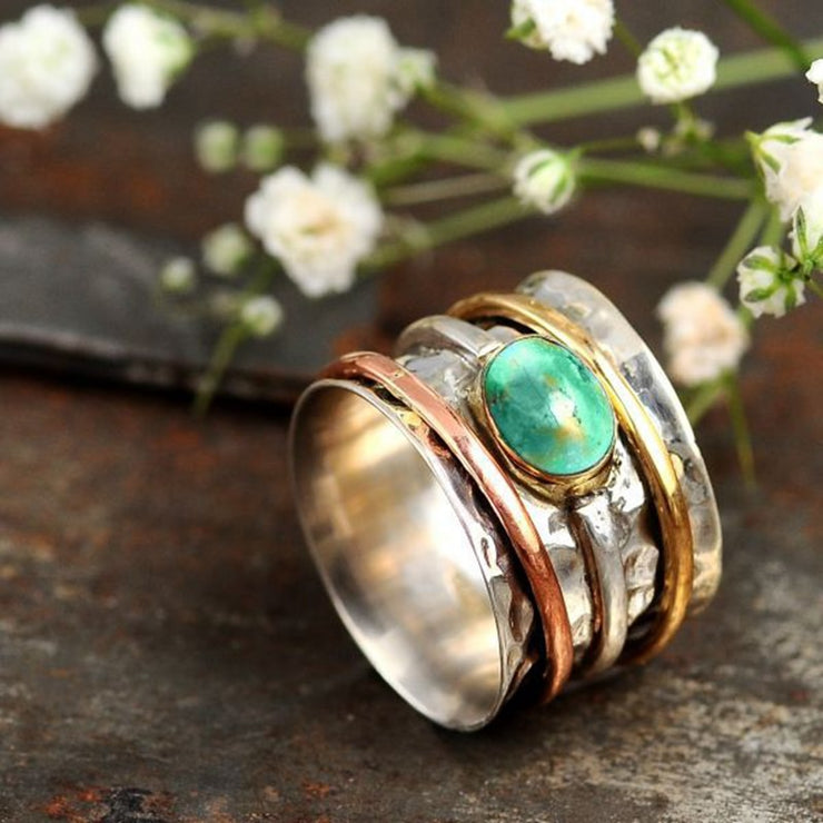Bohemian Opal Fidget Ring