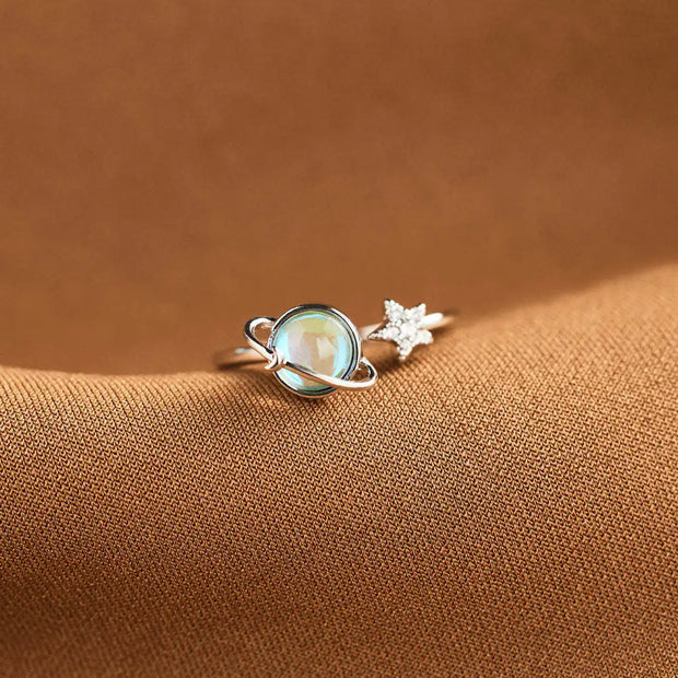 To My Daughter - Moon & Star Fidget Ring