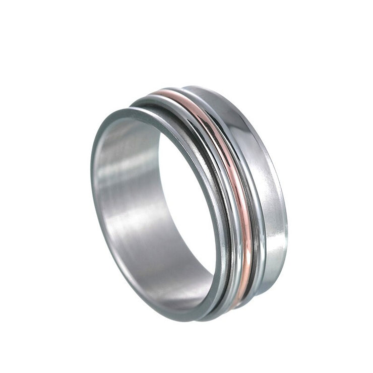 Titanium Wide Band Fidget Ring