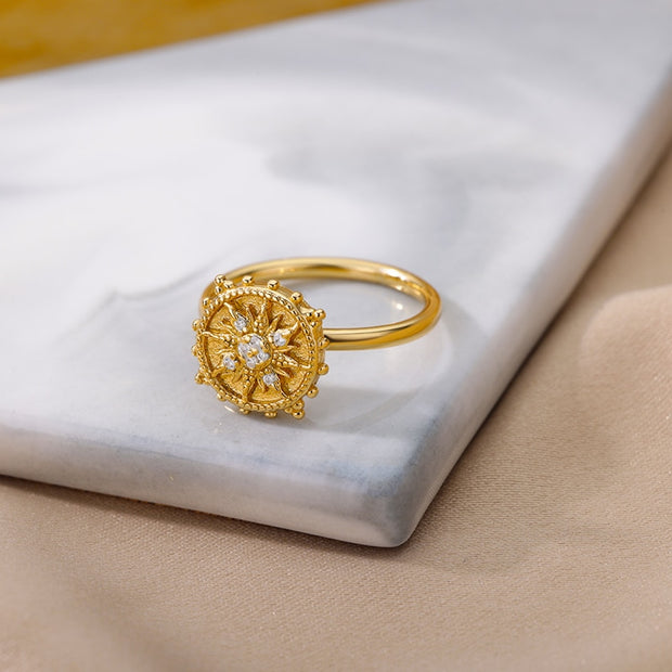 Compass Fidget Ring