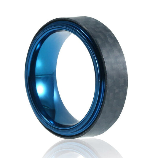 Carbon Fiber Anxiety Fidget Ring