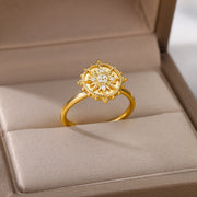 Compass Fidget Ring