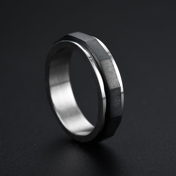 Industrial Steel Fidget Ring