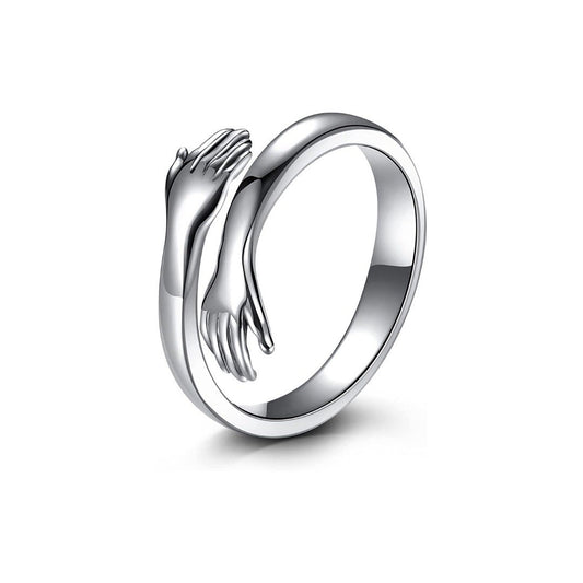 Hug Ring - Sterling Silver Adjustable Fidget Ring