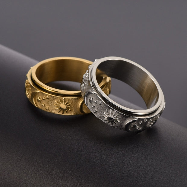 Vintage Bohemian Anxiety Fidget Ring