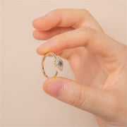 Evil Eye Anxiety Fidget Ring - Adjustable